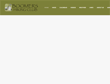 Tablet Screenshot of boomershikingclub.org